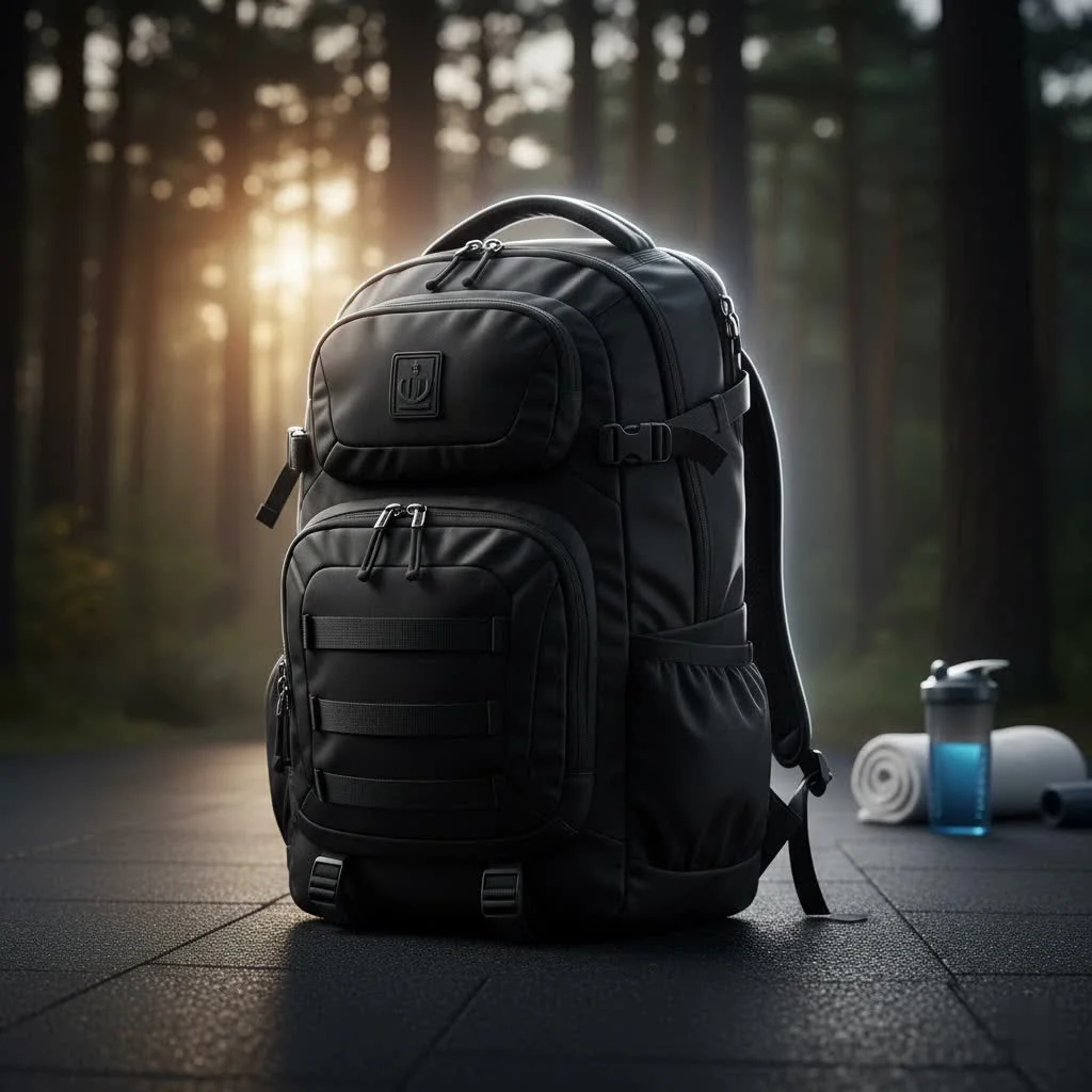Samsonite travel backpack on a journey